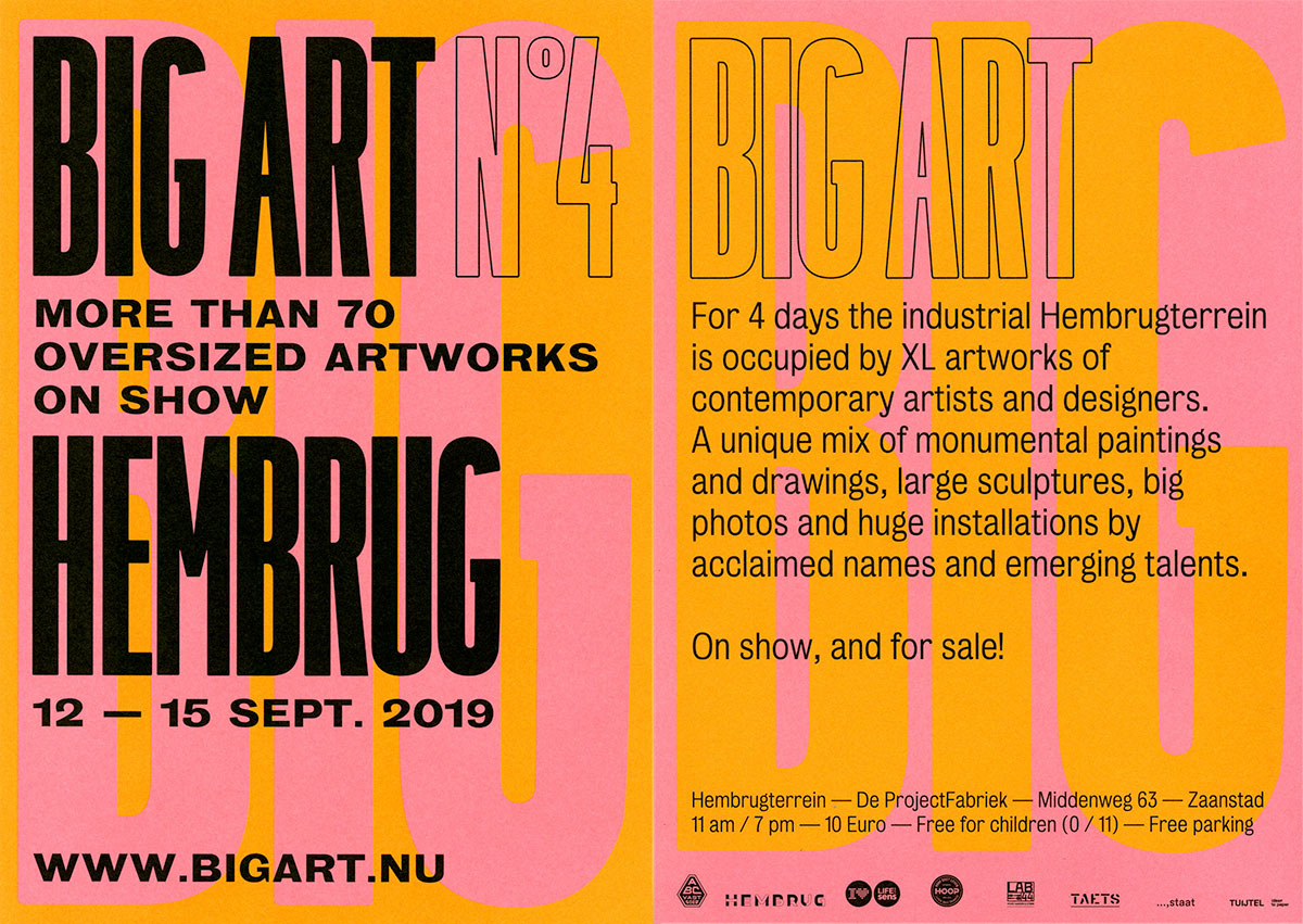 Flyer BIG ART 2019 Jacquie Maria Wessels