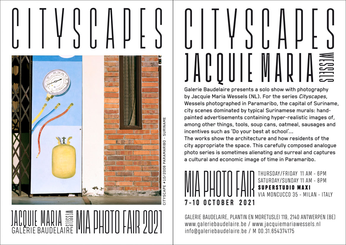 Flyer MIA Fair 2021 Jacquie Maria Wessels Cityscapes
